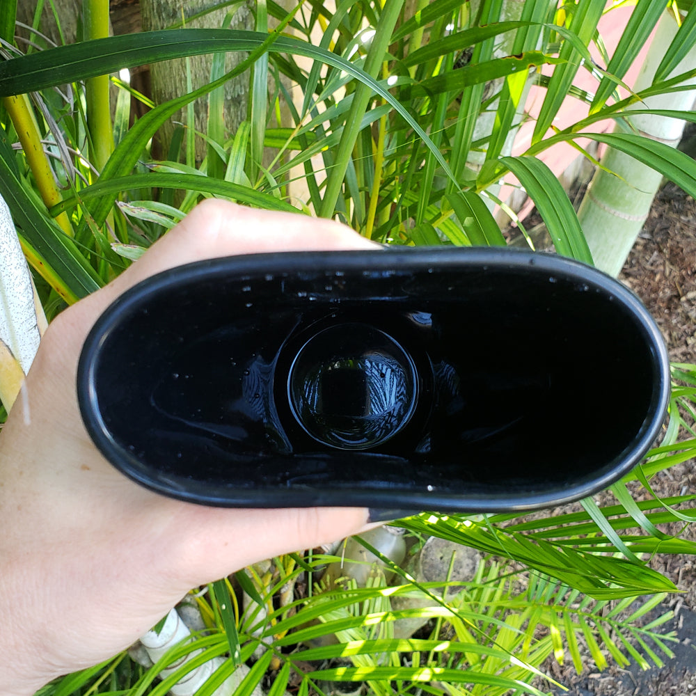 Matte Black and Red Maltese Straight Up Pint Glass Firefighter Gifts