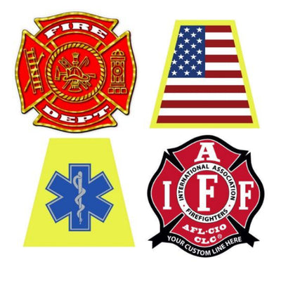 Firefighter, EMT, Paramedic and IAFF Stickers for Cars and Helmets