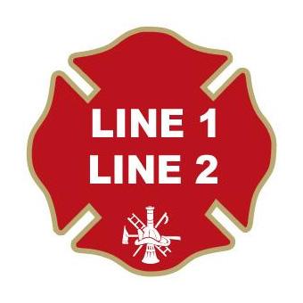 Customized Firefighter and EMS Decals