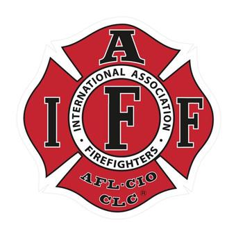 IAFF Licensed Firefighter Helmet and Car Decals and Stickers