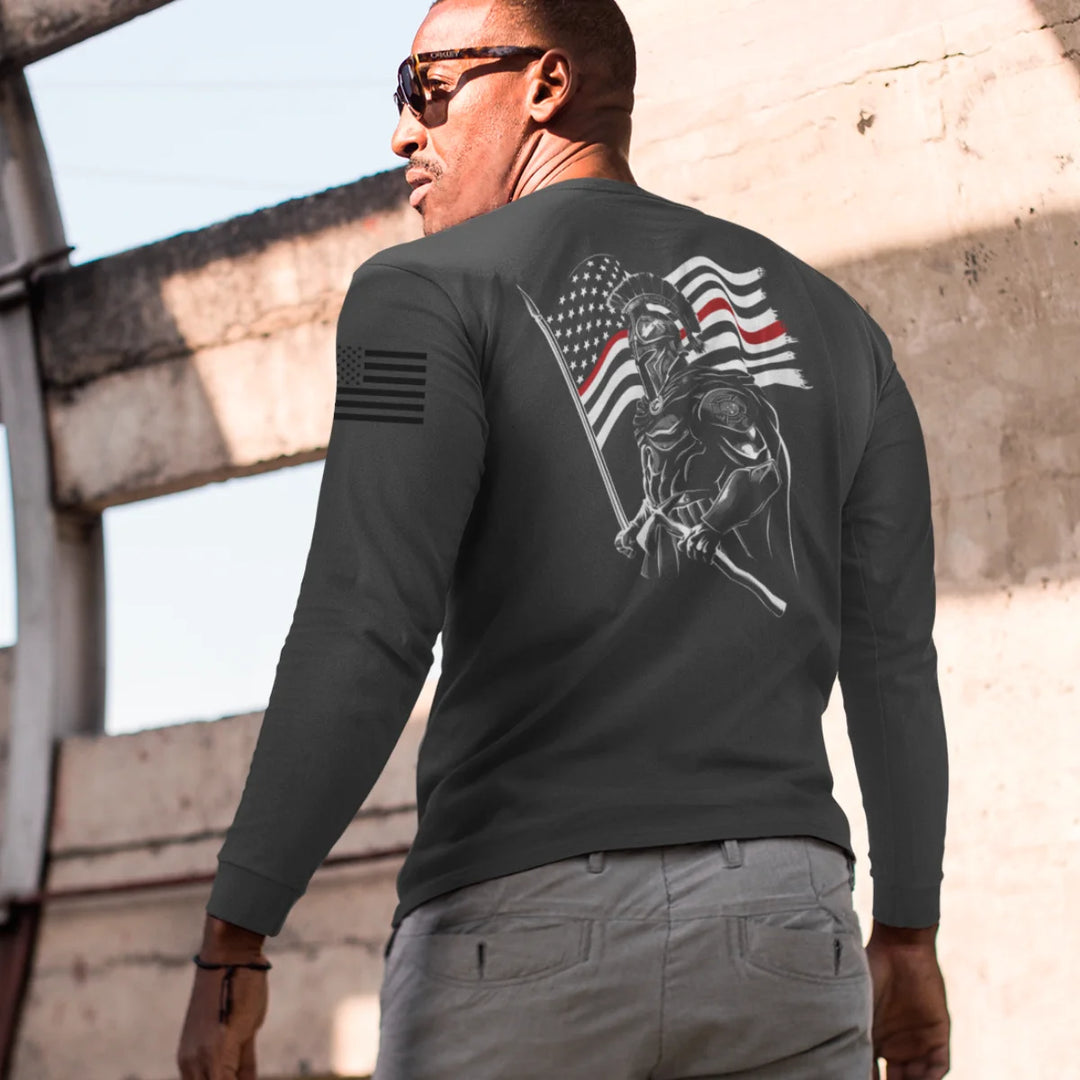 FFC 343 Red Line Spartan Premium Long Sleeve Shirt