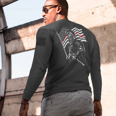 FFC 343 Red Line Spartan Premium Long Sleeve Shirt