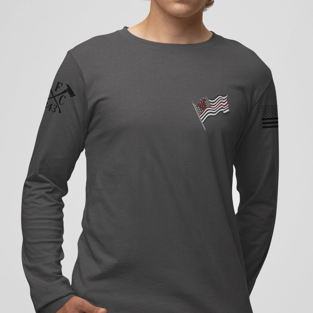 FFC 343 Red Line Spartan Premium Long Sleeve Shirt