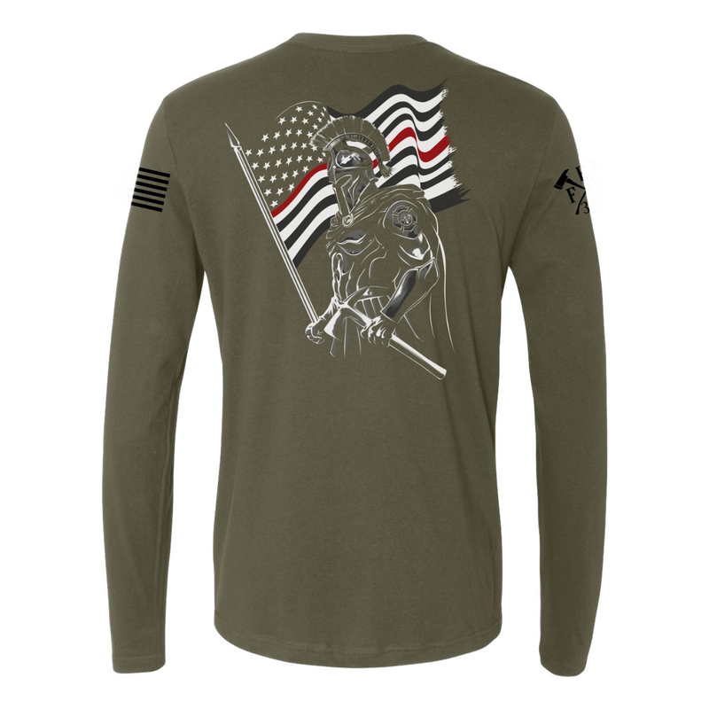 FFC 343 Red Line Spartan Premium Long Sleeve Shirt