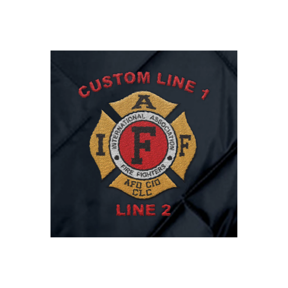 IAFF Embroidered Emblem with Customized Text