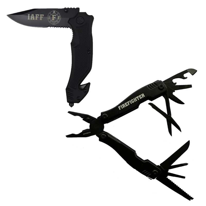 IAFF Multi Tool Knife Bundle Firefighter