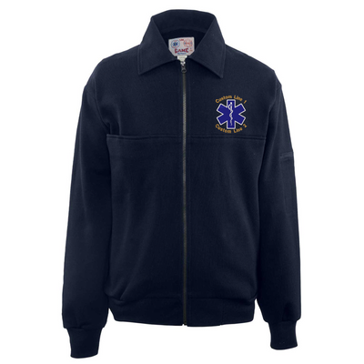 Game Sportswear Full Zip Job Shirt with EMS Embroidery
