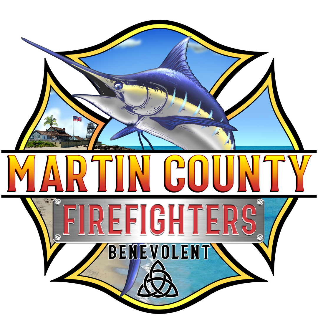 Martin County Firefighter's Benevolent 4 Inch House of Refuge Decal