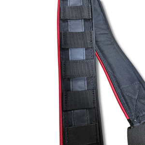 SGT Thin Red Line Reflective Modular Radio Strap & Carabiner Keeper Set Thin Red Line ONYX (FREE SHIPPING)