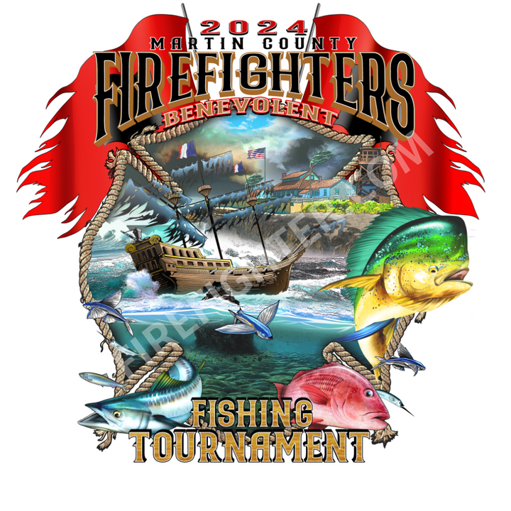 2024 Martin County Benevolent Fishing Tournament Hooded Shirt