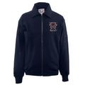 Customized Game Full Zip Job Shirt with Crossed Axe Embroidery 