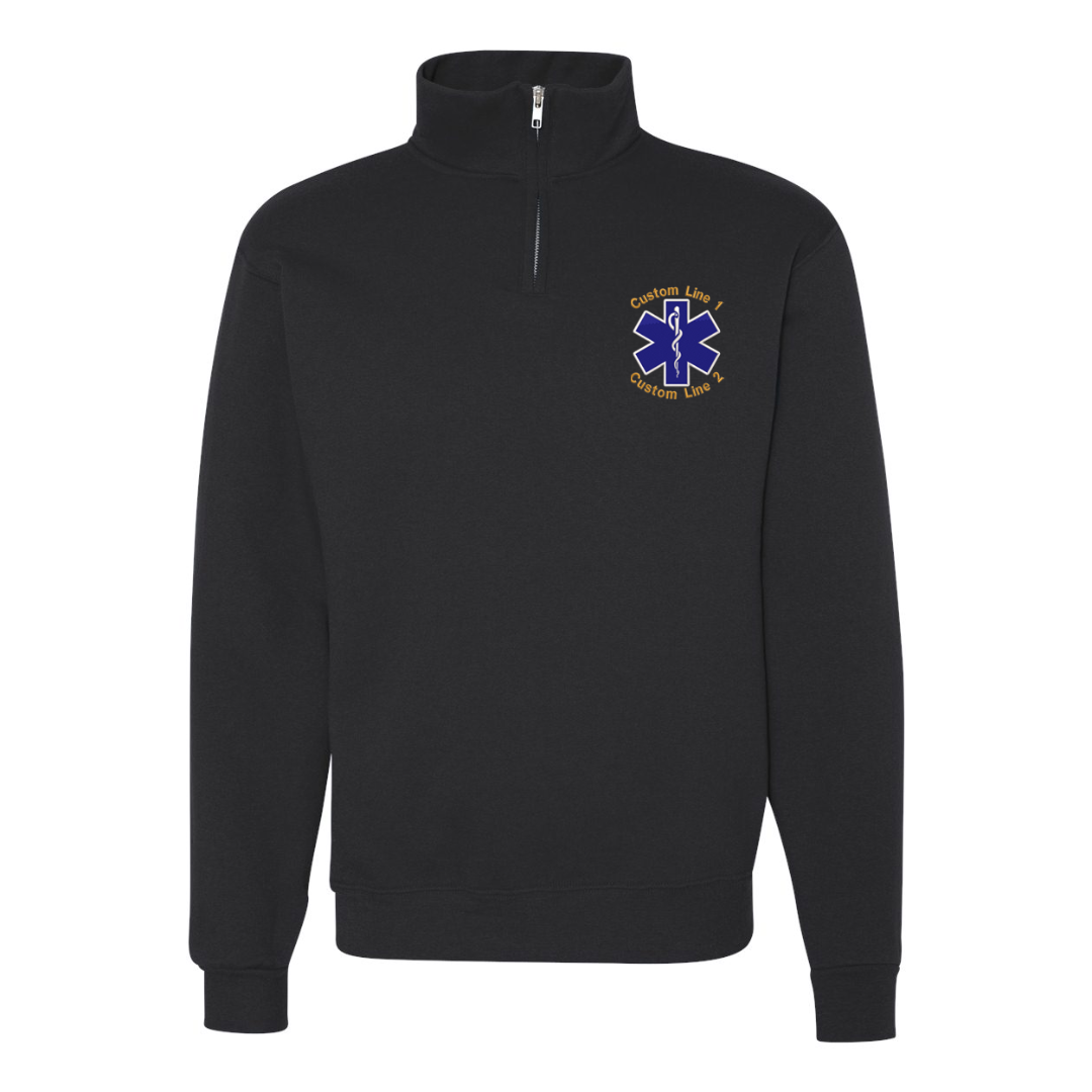 EMT or Paramedic Quarter Zip Job Shirt