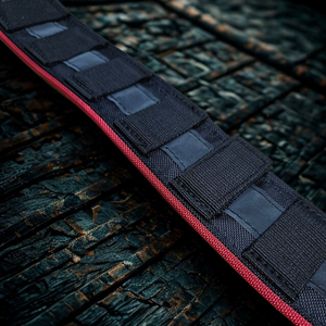 SGT Thin Red Line Reflective Modular Radio Strap & Carabiner Keeper Set Thin Red Line ONYX (FREE SHIPPING)