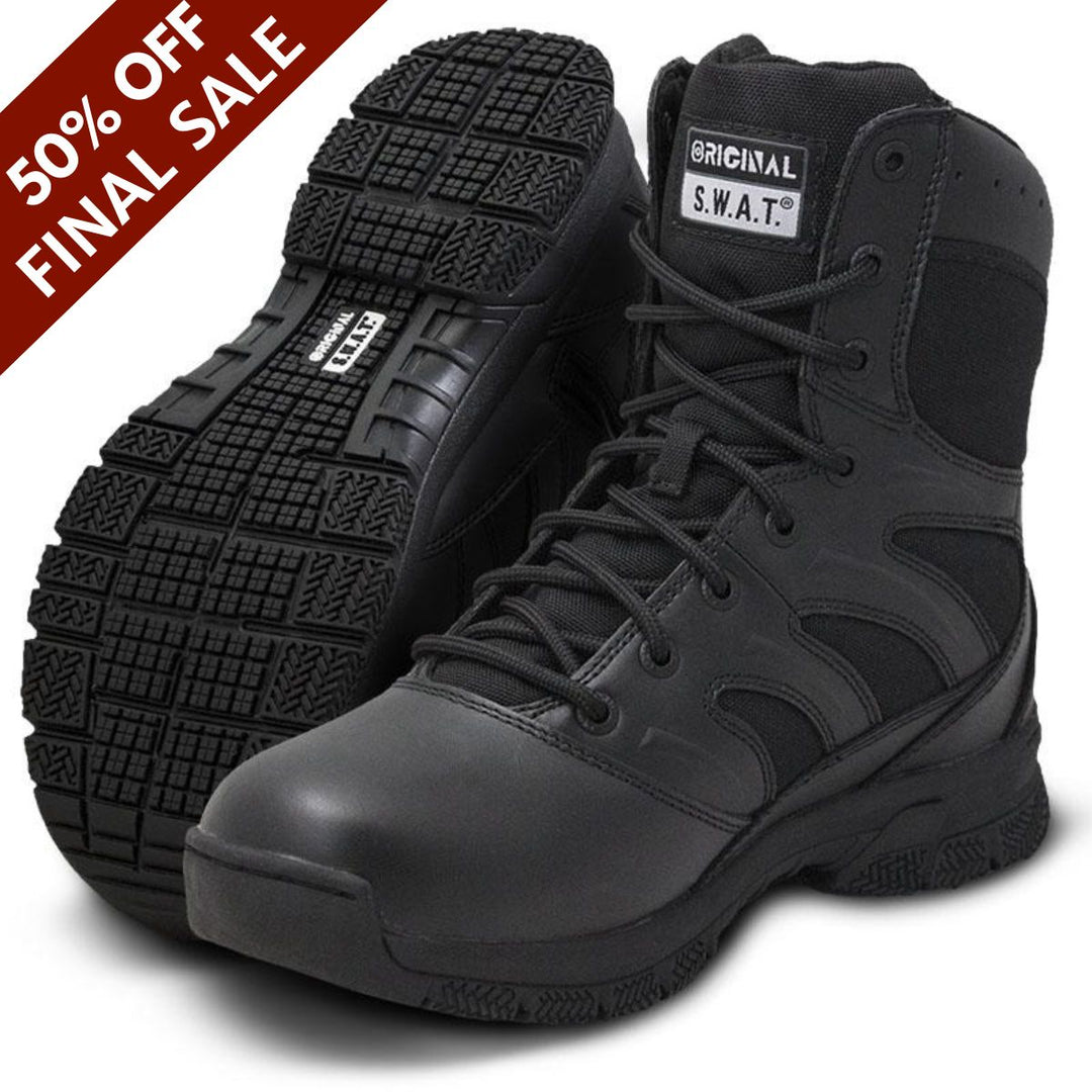 ORIGINAL S.W.A.T. Force 8" Waterproof Boot Size 9.5 Black - 50% Off