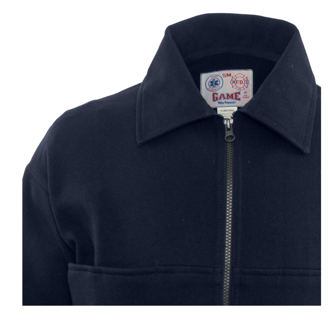 Game Sportswear Full Zip Job Shirt Collar