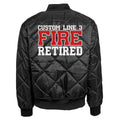 Customized Red and White Retired Bravest