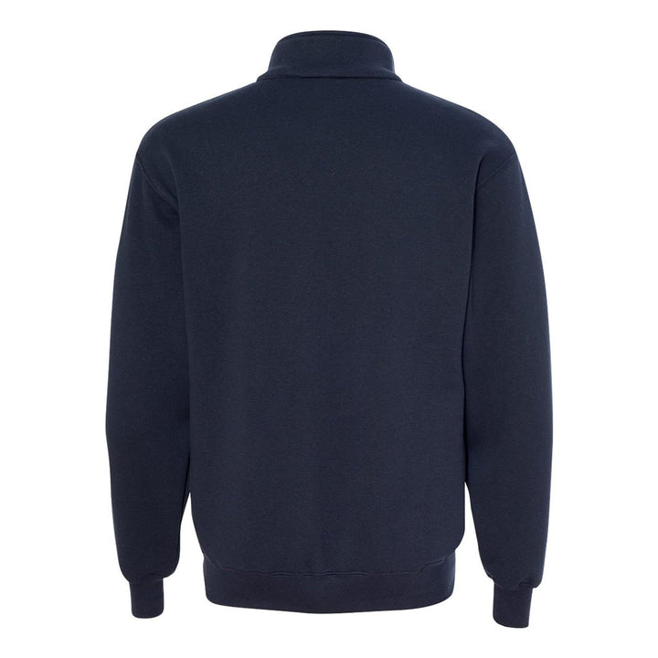 Customized USA Made Classic Quarter Zip Job Shirt with Fire Police Embroidery