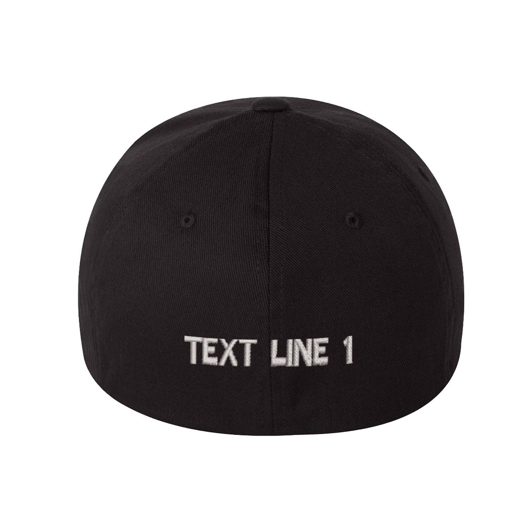 Thin Red Line Axe Flag FlexFit Hat
