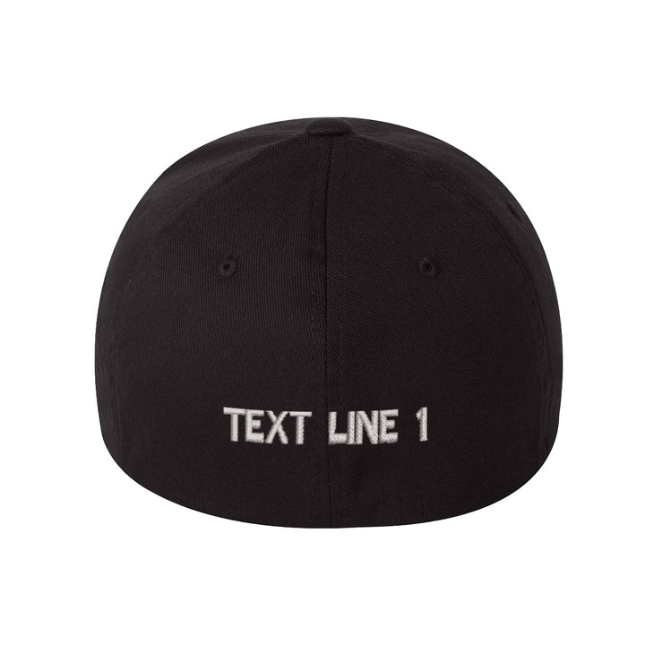 Thin Red Line Axe Flag FlexFit Hat
