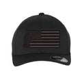 Thin Red Line Axe Flag Blackout FlexFit Hat
