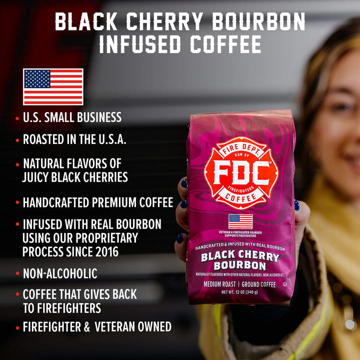 Black Cherry Bourbon Infused Coffee