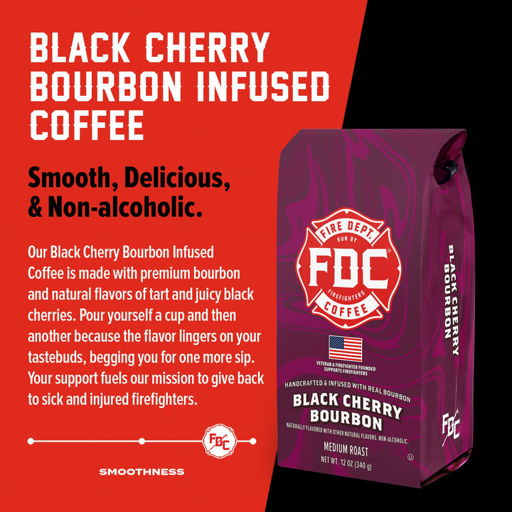 Black Cherry Bourbon Infused Coffee