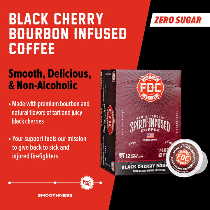 Black Cherry Bourbon Infused Coffee Pods