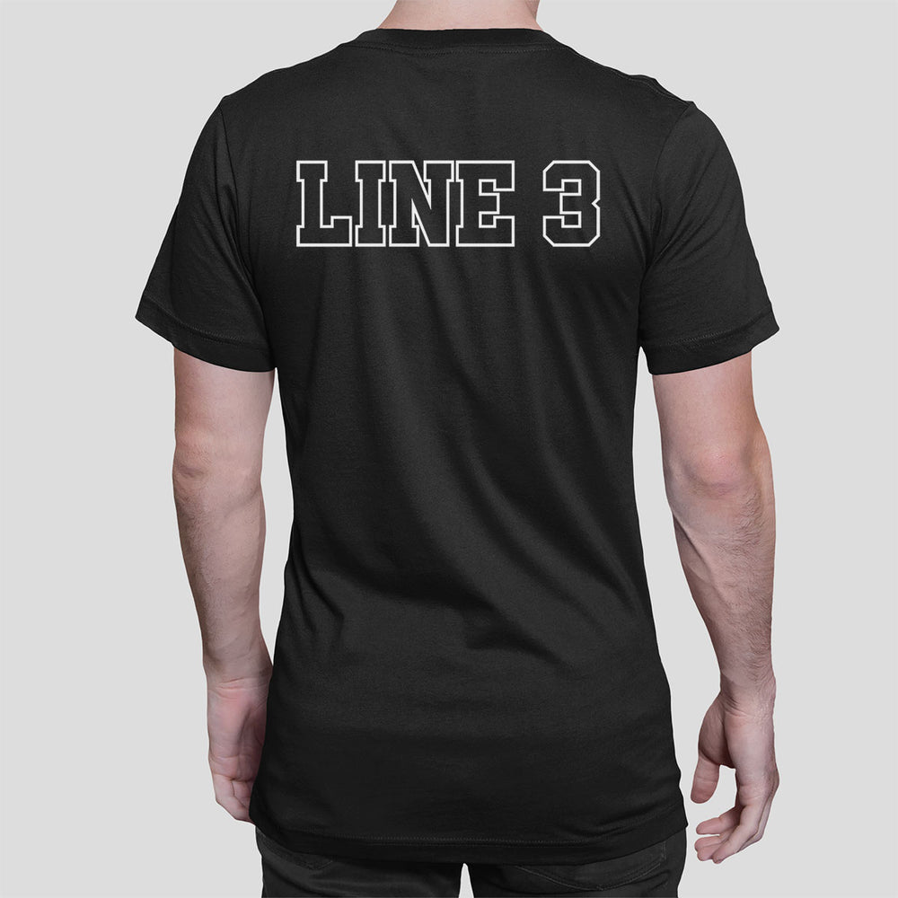 Fire Police t-shirt with personalized department initials