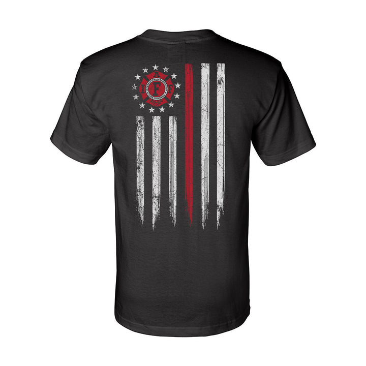 IAFF Thin Red Line Flag premium firefighter t-shirt
