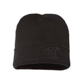 FFC 343 Crossed Axes Cuffed Blackout Beanie