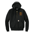 Customized Red and Gold Fire Police Carhartt® Quilted-Flannel Jacket
