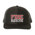 Fire Rescue Snapback Trucker Hat