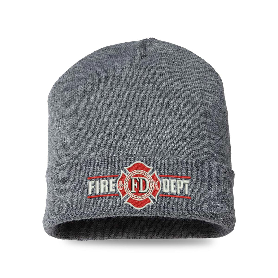 Fire Dept Maltese Beanie