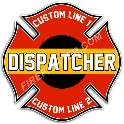 Firefighter Dispatcher Reflective Decal