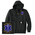 Custom Carhartt® Rain Defender® Paxton Heavyweight Zip Hoodie – Star of Life Embroidery