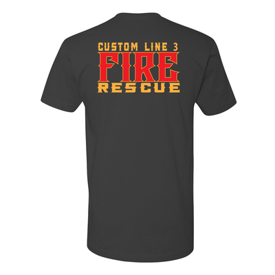 Firefighter Fire Rescue Customized Duty Shirt