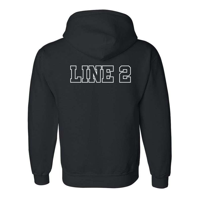 Customized Fire Rescue with Dept Initals Premium Hoodie