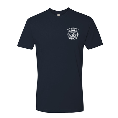 Customized Fire Department with White Print Duty Shirt