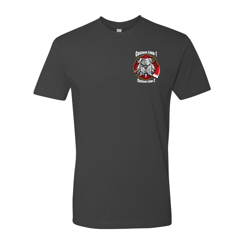 Customized Firefighter Station Premium Shirt with Bulldog, Axe and Maltese T-Shirt
