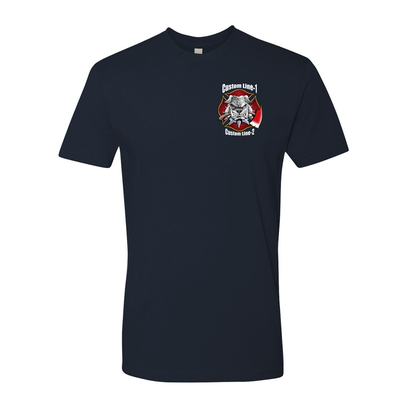 Fire Axe, Bulldog and Maltese Firefighter Station Customizable Shirt