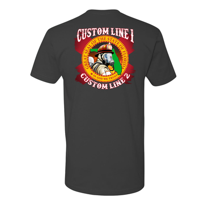 Customizable Florida State Seal and Flag Fire Station Shirt