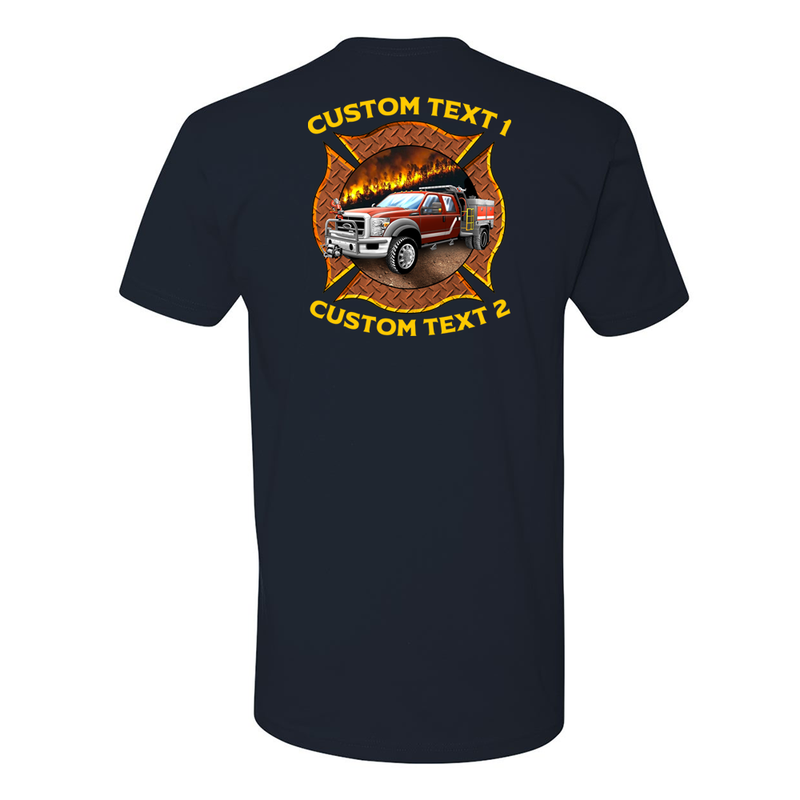 Fire Truck Premium T-Shirt Design for Wildland Firefighters