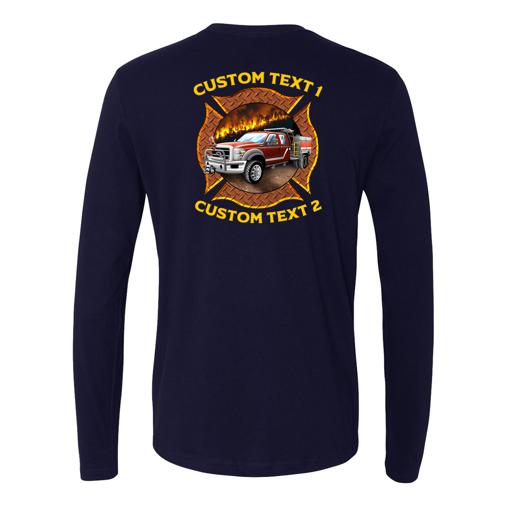 Customized Wildland Fire Station Premium Long Sleeve Shirt