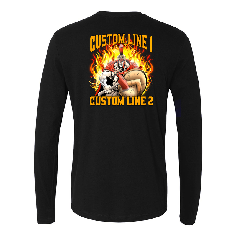 Customized Spartan Fire Station Premium Long Sleeve Shirt