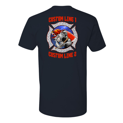 Custom Maltese, Axe and Wolf Fire Station Premium T-Shirt