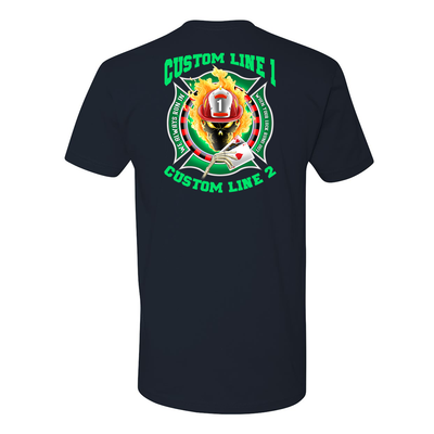 Fire Station Premium Poker Customizable T-Shirt Design