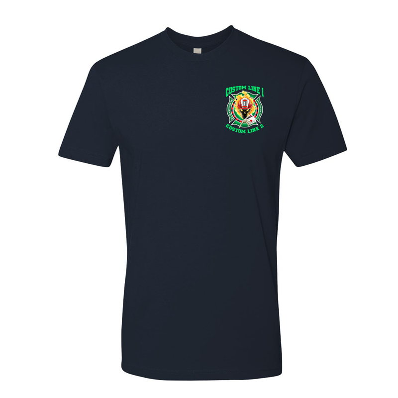 Custom Fire Station Poker and Skulls Premium Shirt