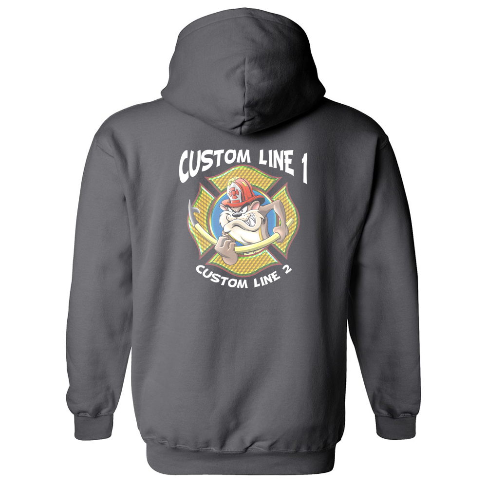 Customized Taz Fire Station Premium Hoodie