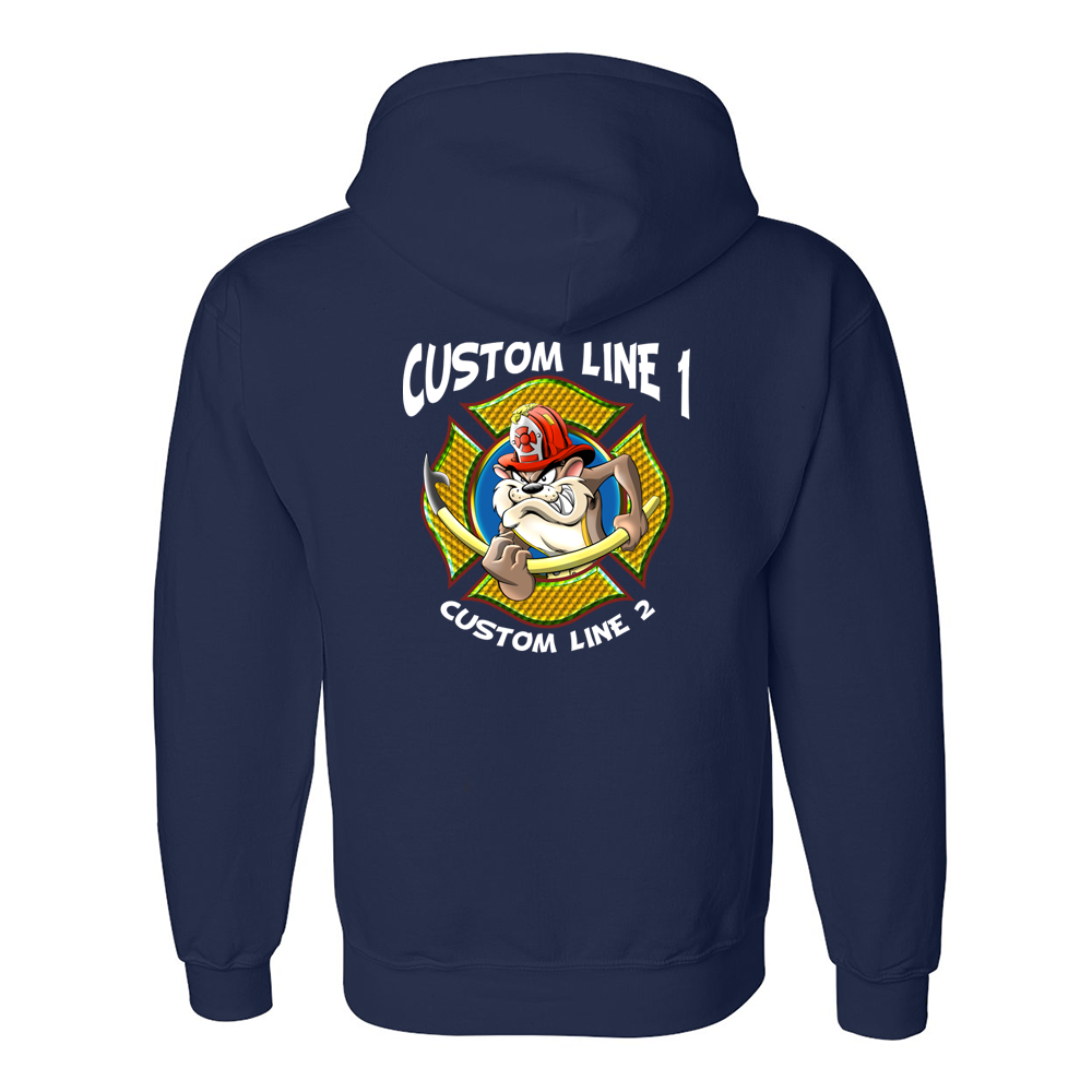 Customized Taz Fire Station Premium Hoodie