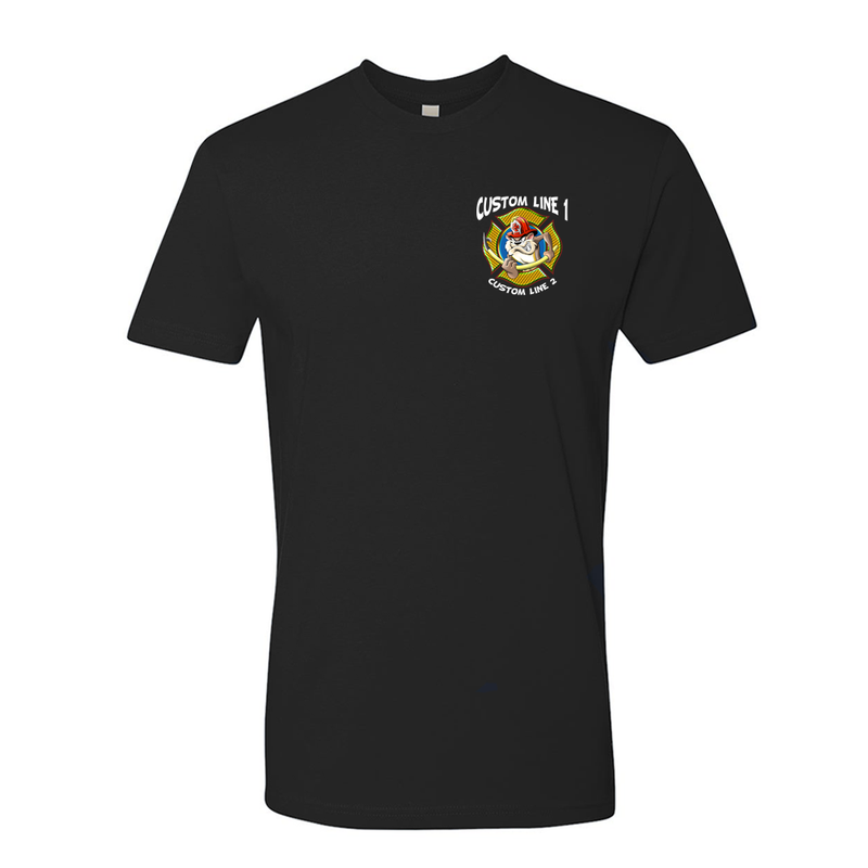 Customizable Firefighter Premium Tasmanian Devil T-Shirt
